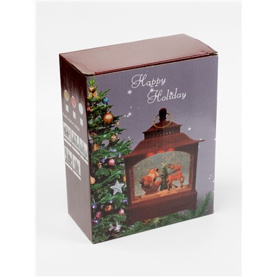 Фигура светодиодная «Снеговик» 5.5×14×19.5 см, от батареек 3хААА, музыка, USB, свечение тёплое белое