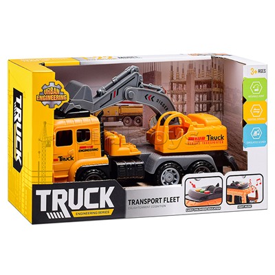 Машина "Автоэкскаватор" (свет, звук) в коробке