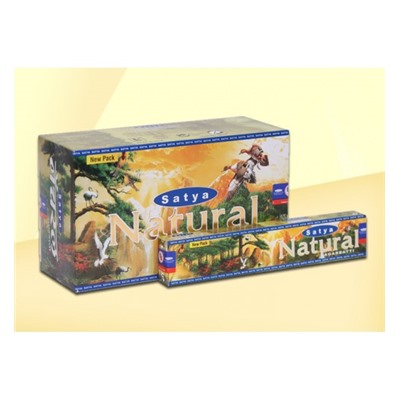 SATYA Ароматические палочки Natural  (15г.*12уп)