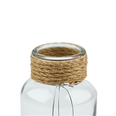 Ваза для цветов, прозрачная, 500 мл.