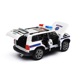 Машина "Полицейский внедорожник" (свет, звук, дым) в коробке