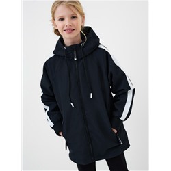 Куртка текстильная с полиуретановым покрытием для девочек (ветровка)