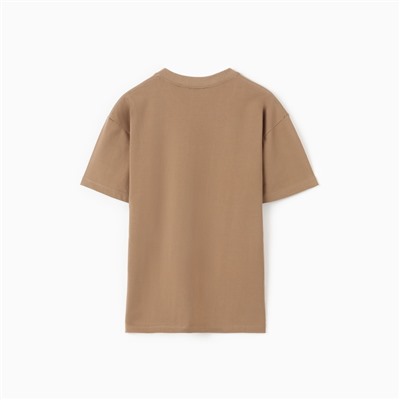 Футболка мужская MINAKU, бежевая, р-р 42-44