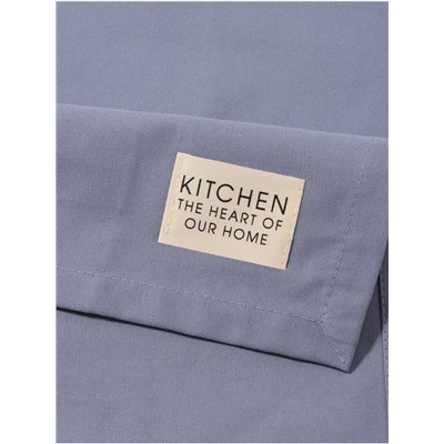 Дорожка на стол Этель Kitchen 40×150 ±5 см, синий, 100% хлопок, саржа 220 г/м²