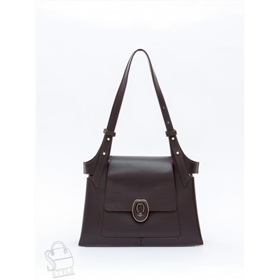 Сумка женская кожаная 2388Y coffee Polina&Eiterou