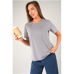 Женская базовая хлопковая футболка Happyfox