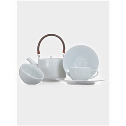 Салатник Magistro Willow, d=19.9 см, 1.1 л, фарфор, голубой