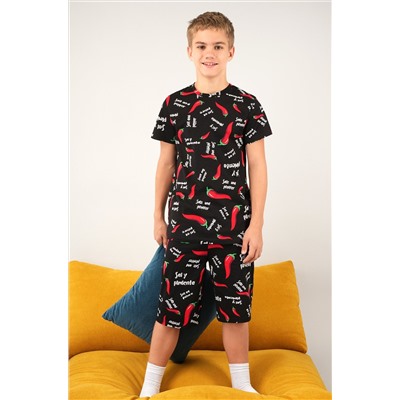 Хлопковый костюм для мальчика Happyfox