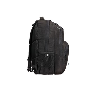Рюкзак молодежный, 45×32×23 см, Grizzly 530, эргономичная спинка, отделение для ноутбука, чёрный, RU-530-1_1