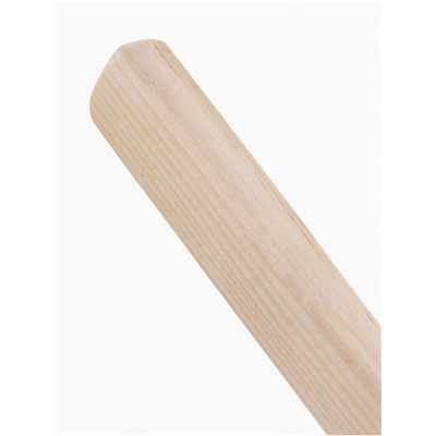 Щетка - пуходёрка ZOONIK, 85×55 мм, полукруглая, большая, дерево