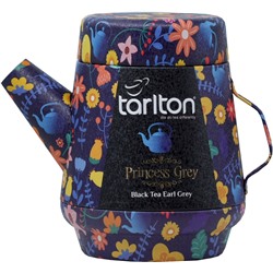 TARLTON. Teapot Black Grey 100 гр. жест.банка