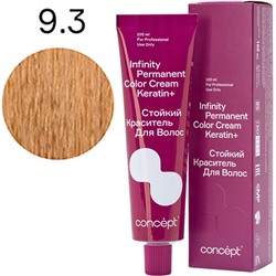 CONCEPT Infinity Стойкий краситель для волос 9.3 Светлый блондин золотистый 100 мл