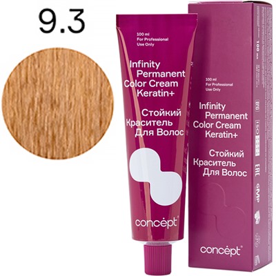 CONCEPT Infinity Стойкий краситель для волос 9.3 Светлый блондин золотистый 100 мл