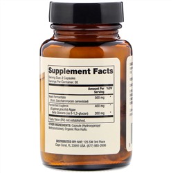 Dr. Mercola, ферментированные бета-глюканы, 60 капсул