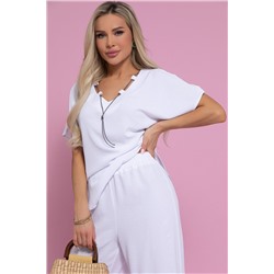 Костюм Свободный вечер НЬЮ (белый) К12668-15