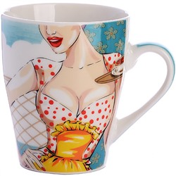 9-31229-4 Кружка 340мл Beauty Woman Lady LR (х36)