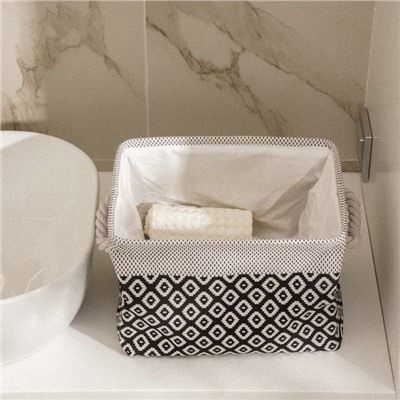 Короб для хранения вещей SL Home, 31×22×22.5 см, белый