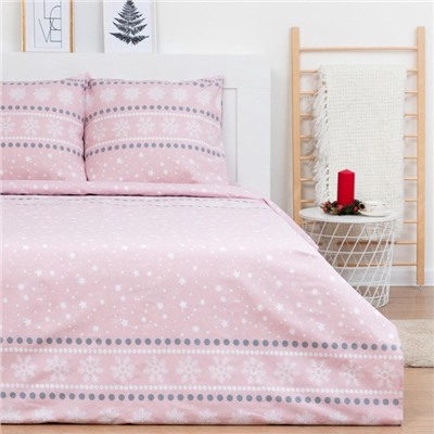 Постельное бельё 2-спальное «Этель» Snow, бязь