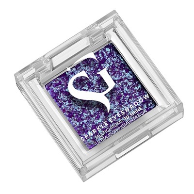 БЕЛОР ДИЗАЙН Спарклы для век Show Glow, тон 507 сир,перелив голуб/6