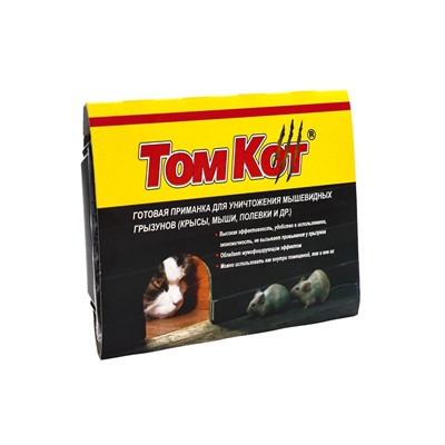 Тесто-брикеты от грызунов «ТОМ КОТ БРО», в таблетках, классические, 250 г