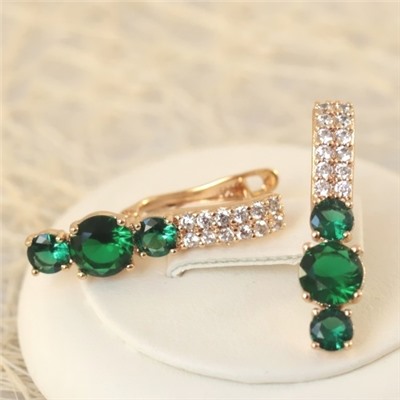 Серьги позолота H01-15205