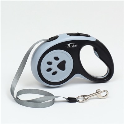 Рулетка «В путь!», 5 м, до 15 кг, чёрно-серая