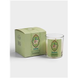 Свеча ароматическая в стекле «Жасмин и Шафран», соевый воск, 120 г
