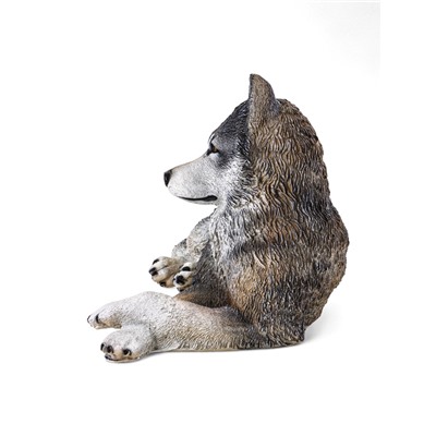 Садовая фигура из полистоуна «Волчица», 43×44×65 см