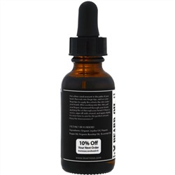 Leven Rose, 100% чистое органическое масло для бороды, с ароматом сандалового дерева, 1 ж. унц. (30 мл)