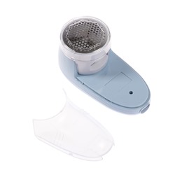 Машинка для удаления катышков Luazon LUK-04, от АКБ, голубая