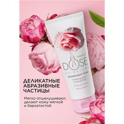 Скраб для лица «Природное очищение» Dose of Nature