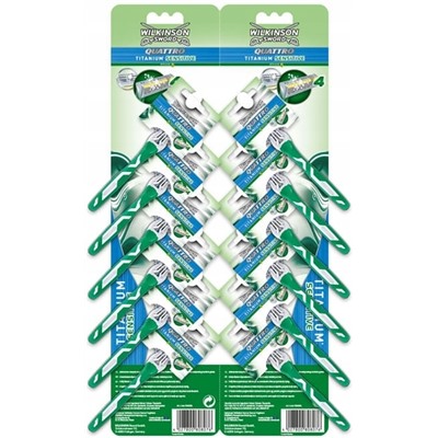 Станок для бритья одноразовый Schick (Wilkinson Sword) QUATTRO TITANIUM Sensitive (12шт.) на карте