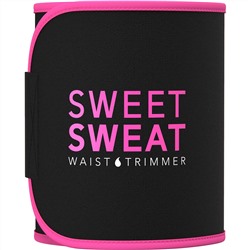 Sports Research, Sweet Sweat, пояс для похудения, средний, черного и розового цвета, 1 шт.