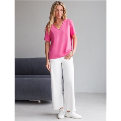 Футболка из премиального хлопка с эластаном