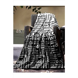 Плед Аэро Софт PAVLine Black&White НАТАЛИ, 876652