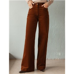 Брюки из эластичного микро-вельвета