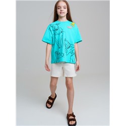 Фуфайка трикотажная для девочек (футболка)