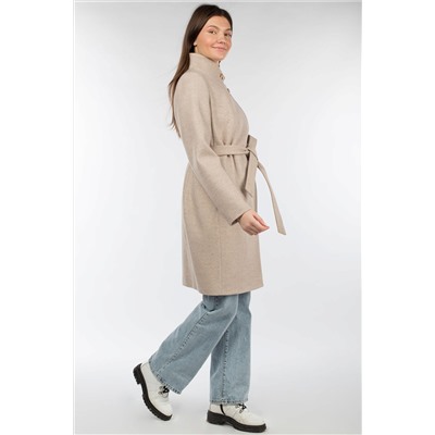 01-10257 Пальто женское демисезонное (пояс)