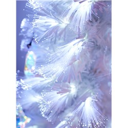 Ёлка светодиодная «Белоснежная» 90 см, диаметр нижнего яруса 45 см, 8 веток, 8 режимов, свечение белое