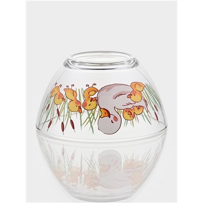 Набор детской посуды «Утята», 3 предмета: кружка, салатник, тарелка, стекло, прозрачный