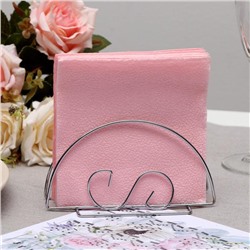 Салфетки бумажные розовые Big Pack, 24×24 см, 350 шт.