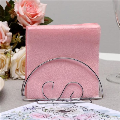 Салфетки бумажные розовые Big Pack, 24×24 см, 350 шт.