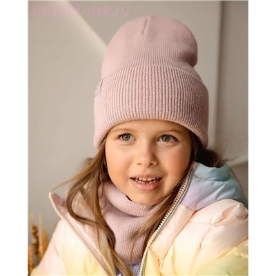 PQ 18 PD 18 Комплект для девочки (колпак+снуд) (52-54)