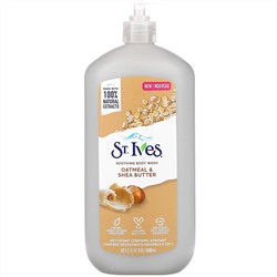 St. Ives, Soothing Body Wash, Oatmeal & Shea Butter, 32 fl oz (946 ml)
