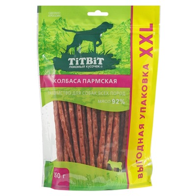 Лакомство TitBit для собак Колбаса Пармская, для всех пород, 350 г