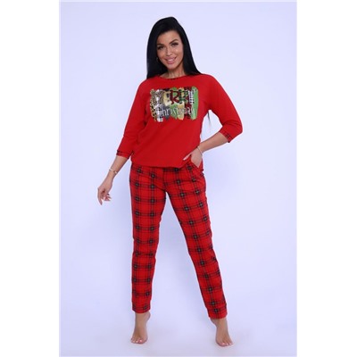 Пижама 35312 (Красный)