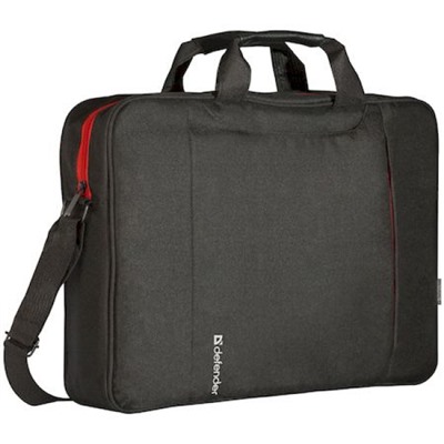 Сумка для ноутбука 43х35х11 см 15"-16" Defender Geek, нейлон, черный 26084 Defender