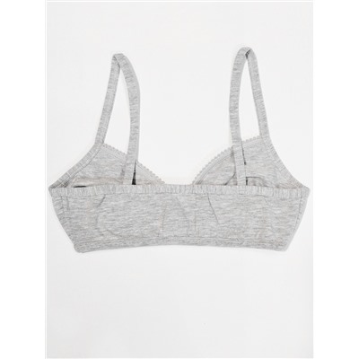 4486-20 Топ для девочки серый (BAYKAR)