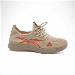 Кроссовки текстильные В104-6 бежевые