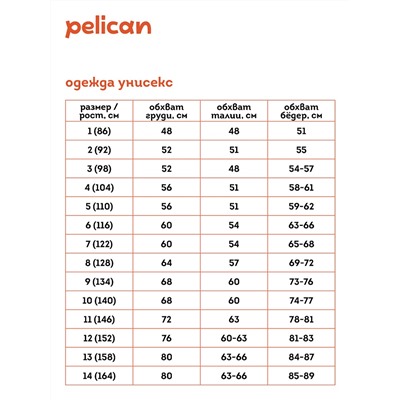 UFPQ3362/1U (Брюки детские, Pelican )